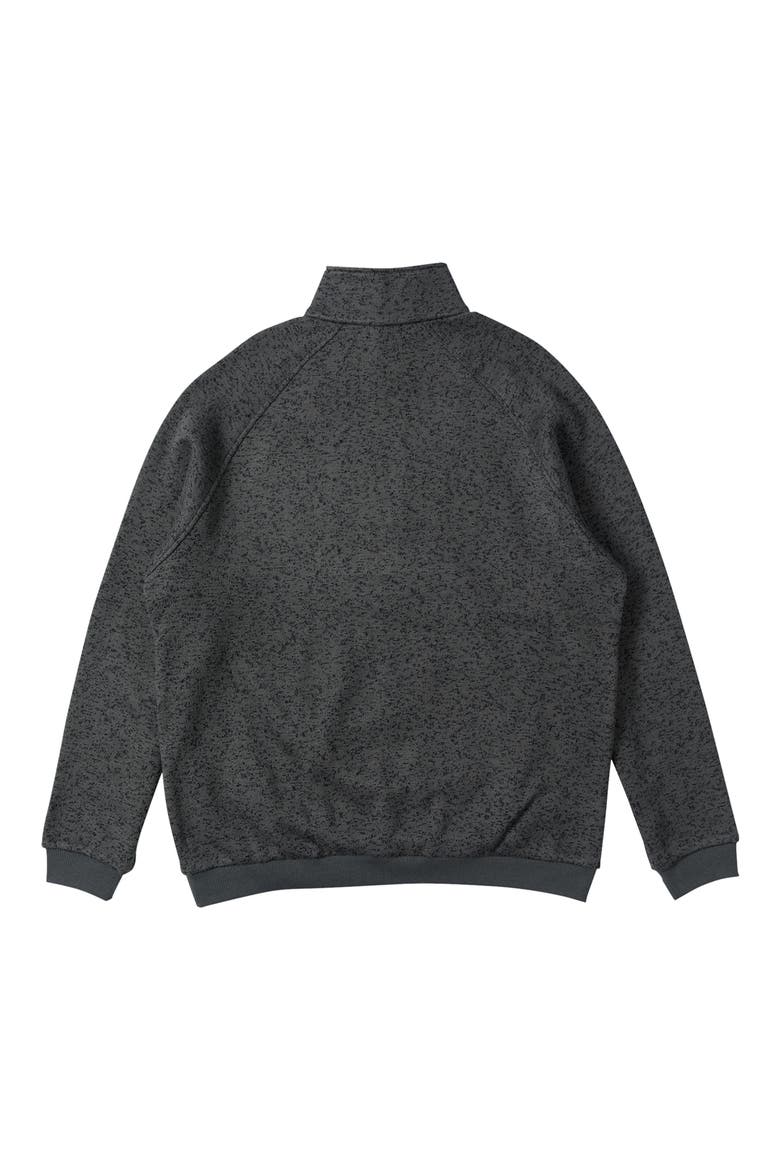 Keller Half Zip Pullover, Alternate, color, BLACK HEATHER
