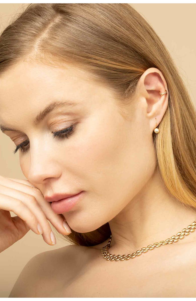 Oradina 10K Yellow Gold 1956 Panther Necklace, Alternate, color, Yellow Gold