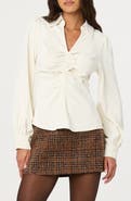 ASTR the Label Simran Ruched Front Shirt