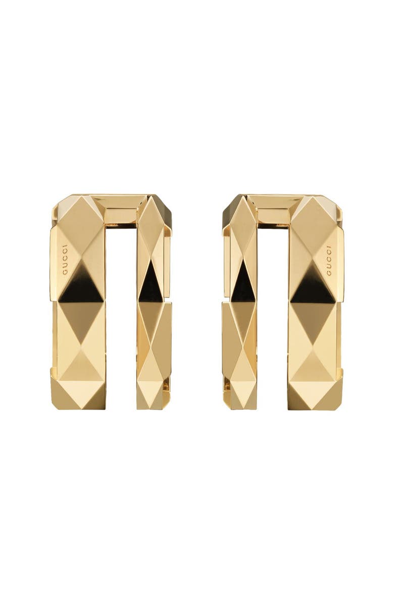 Gucci Link to Love Double Hoop Earrings, Main, color,