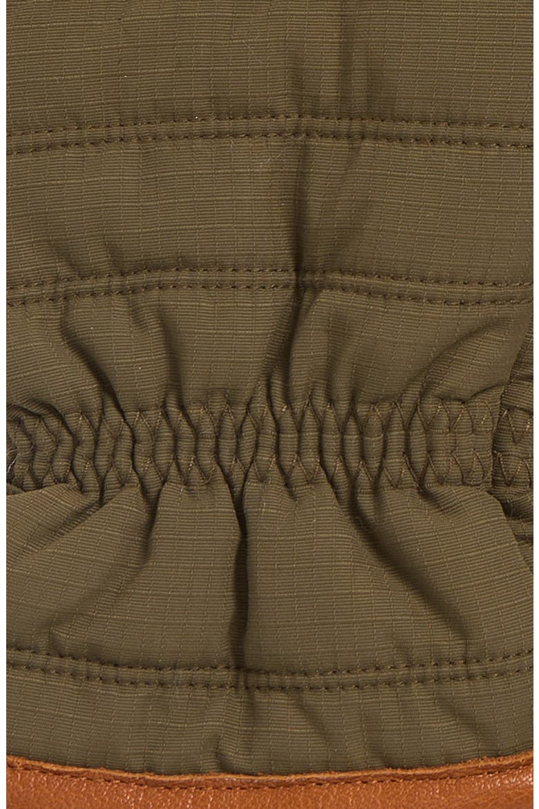 Ripstop Puffer Gloves, Alternate, color, OLIVE