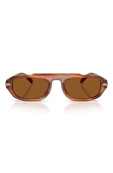 55mm Watch Hill Oval Sunglasses