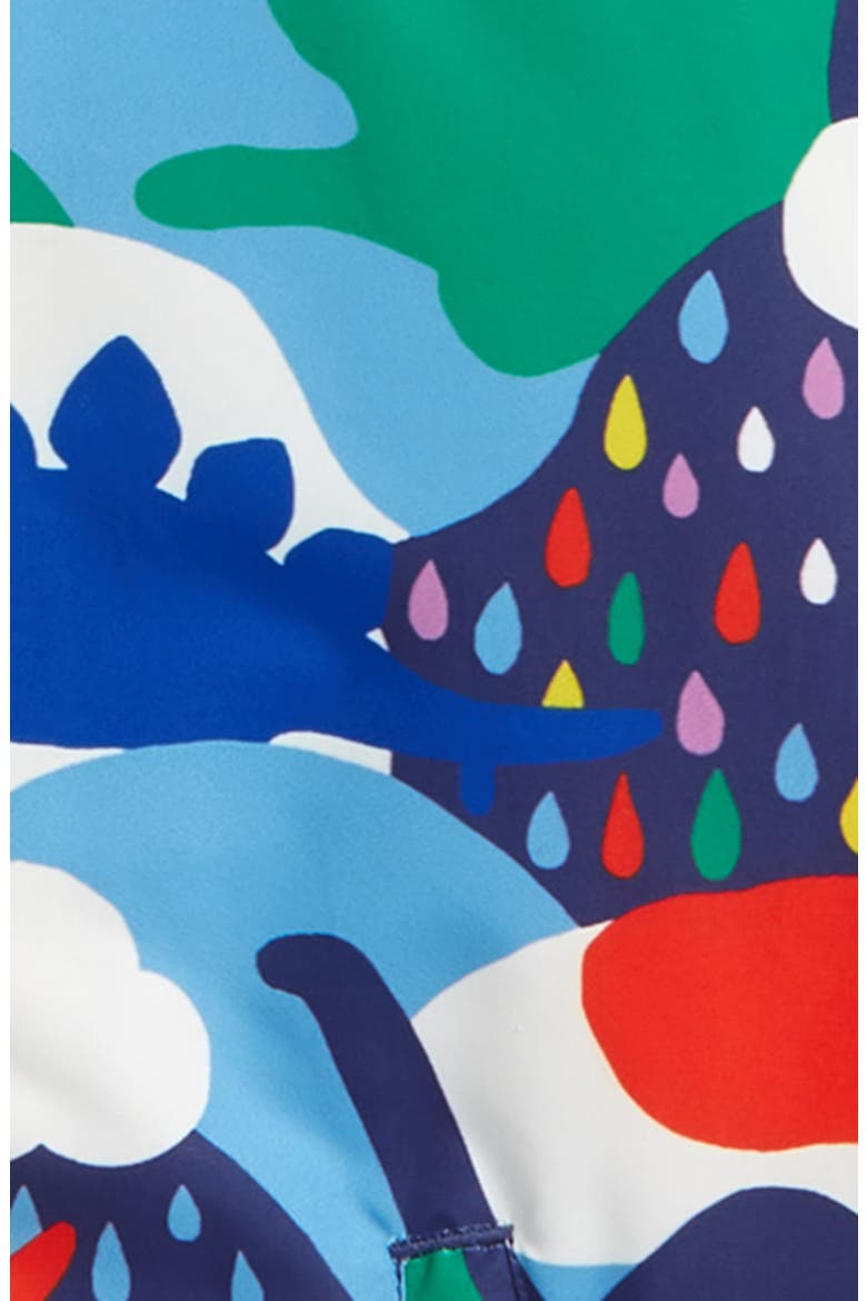 Kids' Fleece Lined Hooded Jacket, Alternate, color, RAINBOW WEATHER SCENE