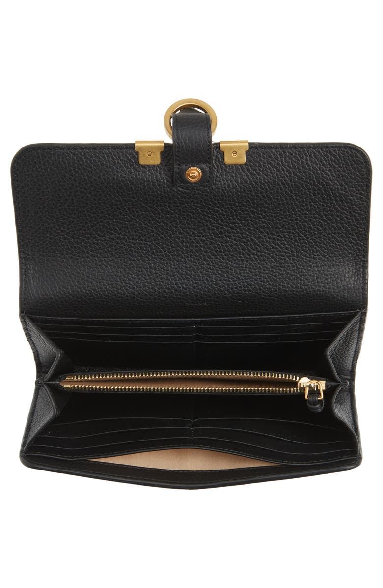 Chloé Marcie Long Leather Wallet, Alternate, color, 