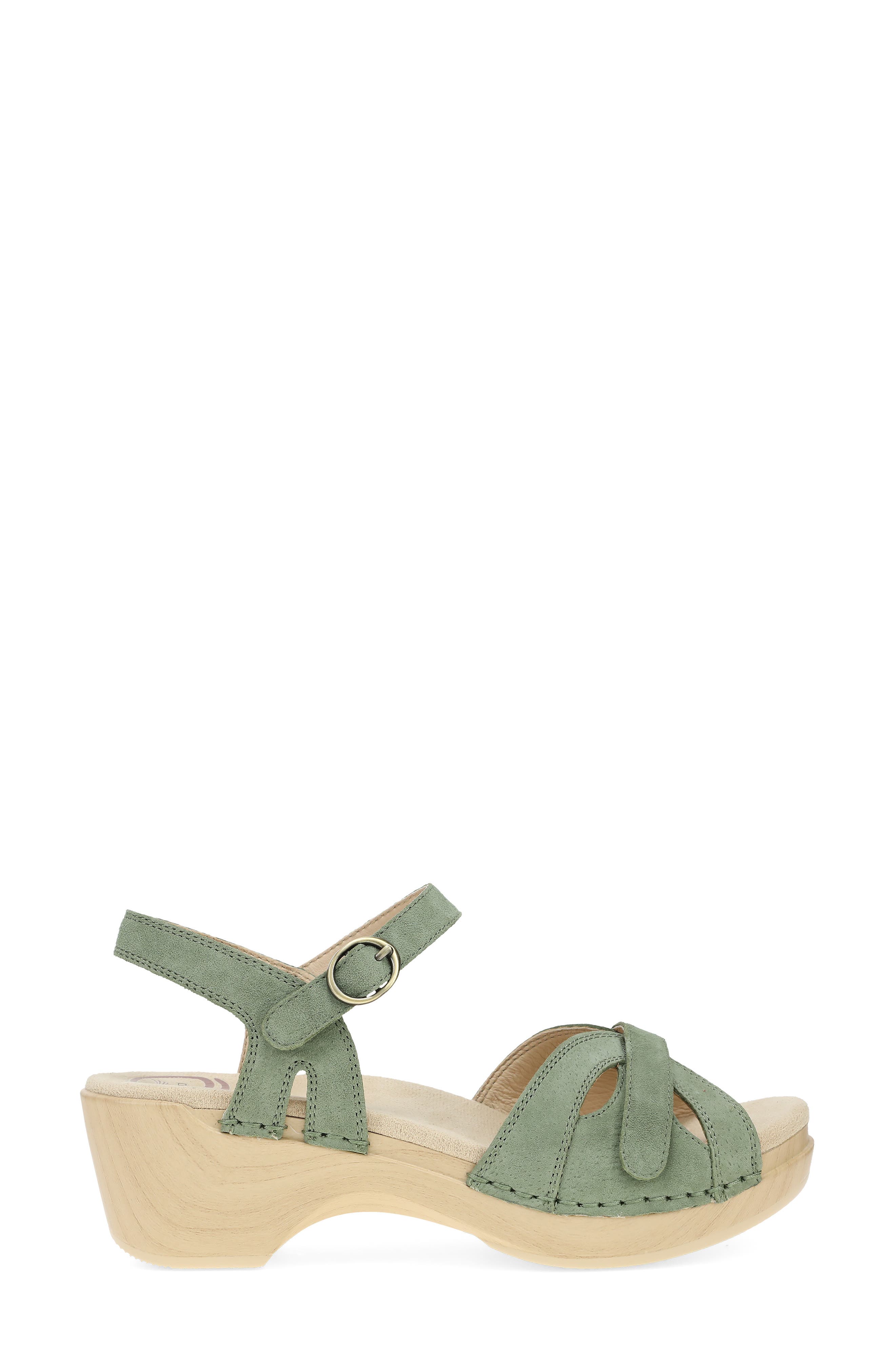 Season Sandal, Alternate, color, SAGE SUEDE
