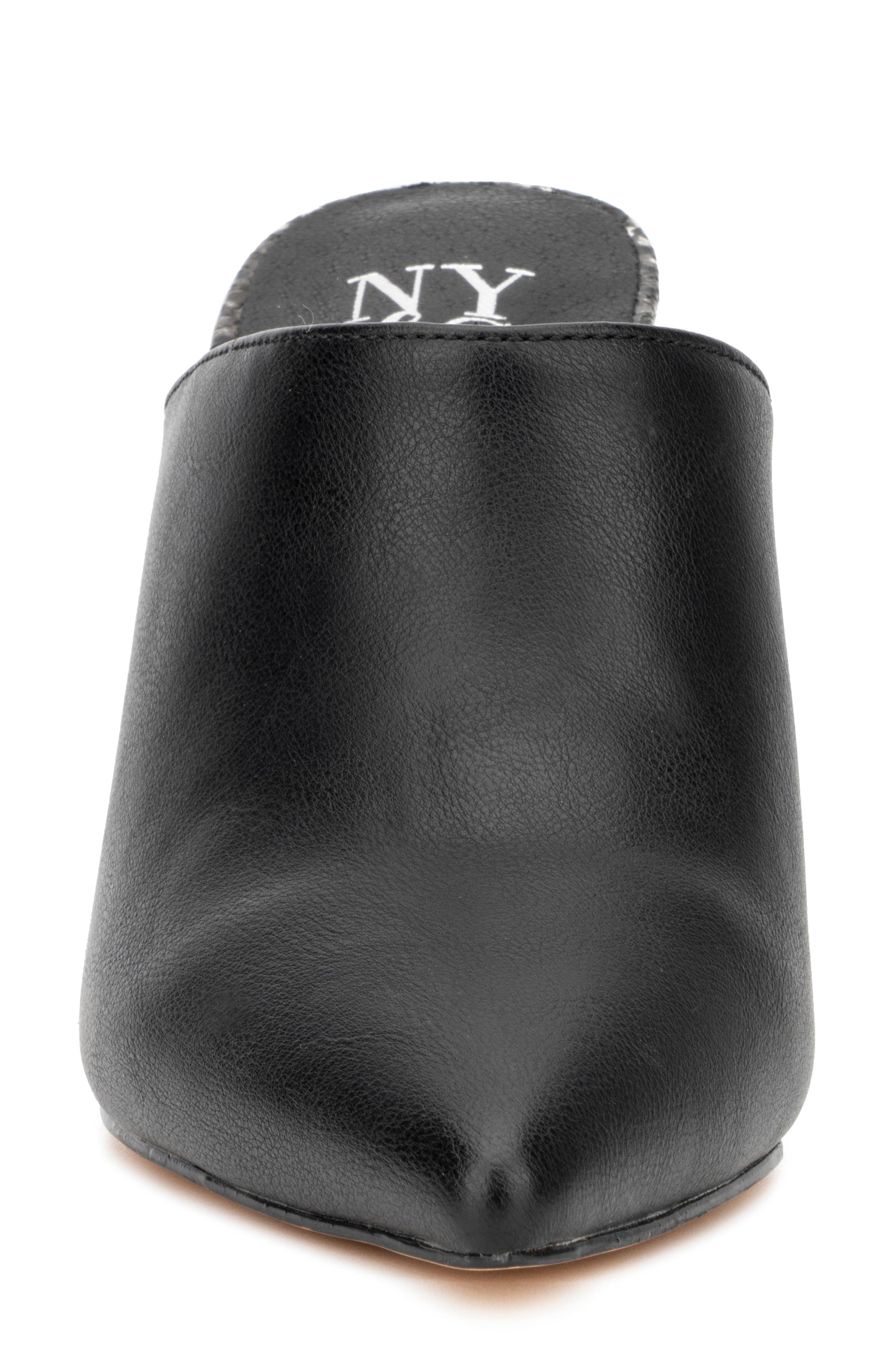 NEW YORK AND COMPANY Carlette Snake Embossed Heeled Mule, Alternate, color, 