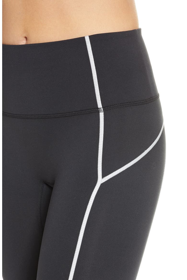 Free People FP Movement You're a Peach Leggings, Alternate, color, BLACK