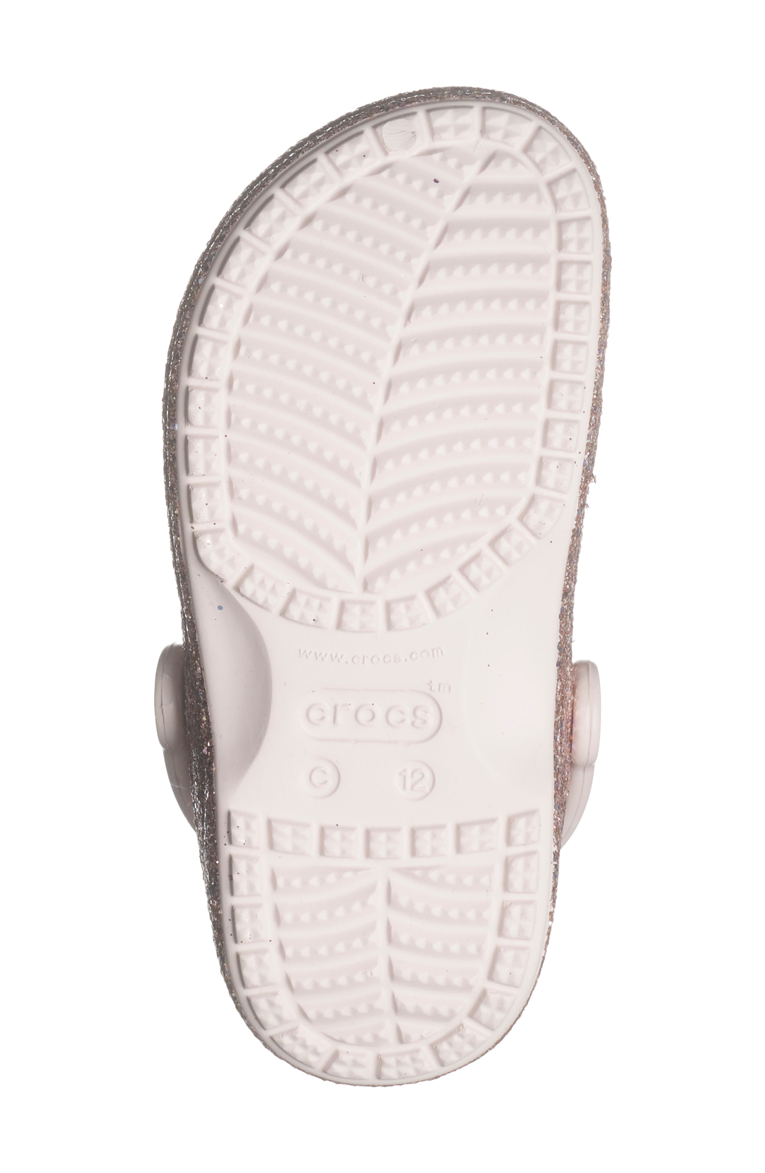 CROCS Kids' Baya Mixed Glitter Clog, Alternate, color, Barely Pink