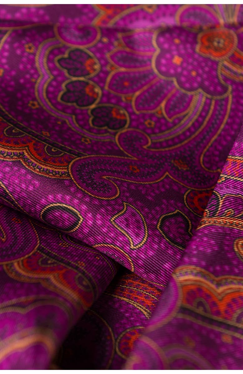 Elizabetta Ferrara - Silk Scarf for Men, Alternate, color, Magenta