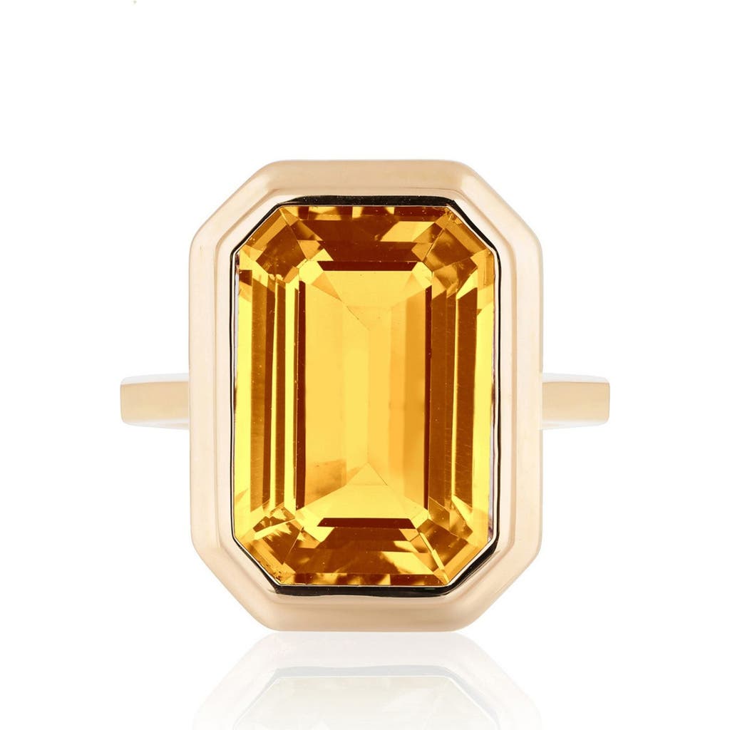 Goshwara Manhattan Cocktail Ring In Gold