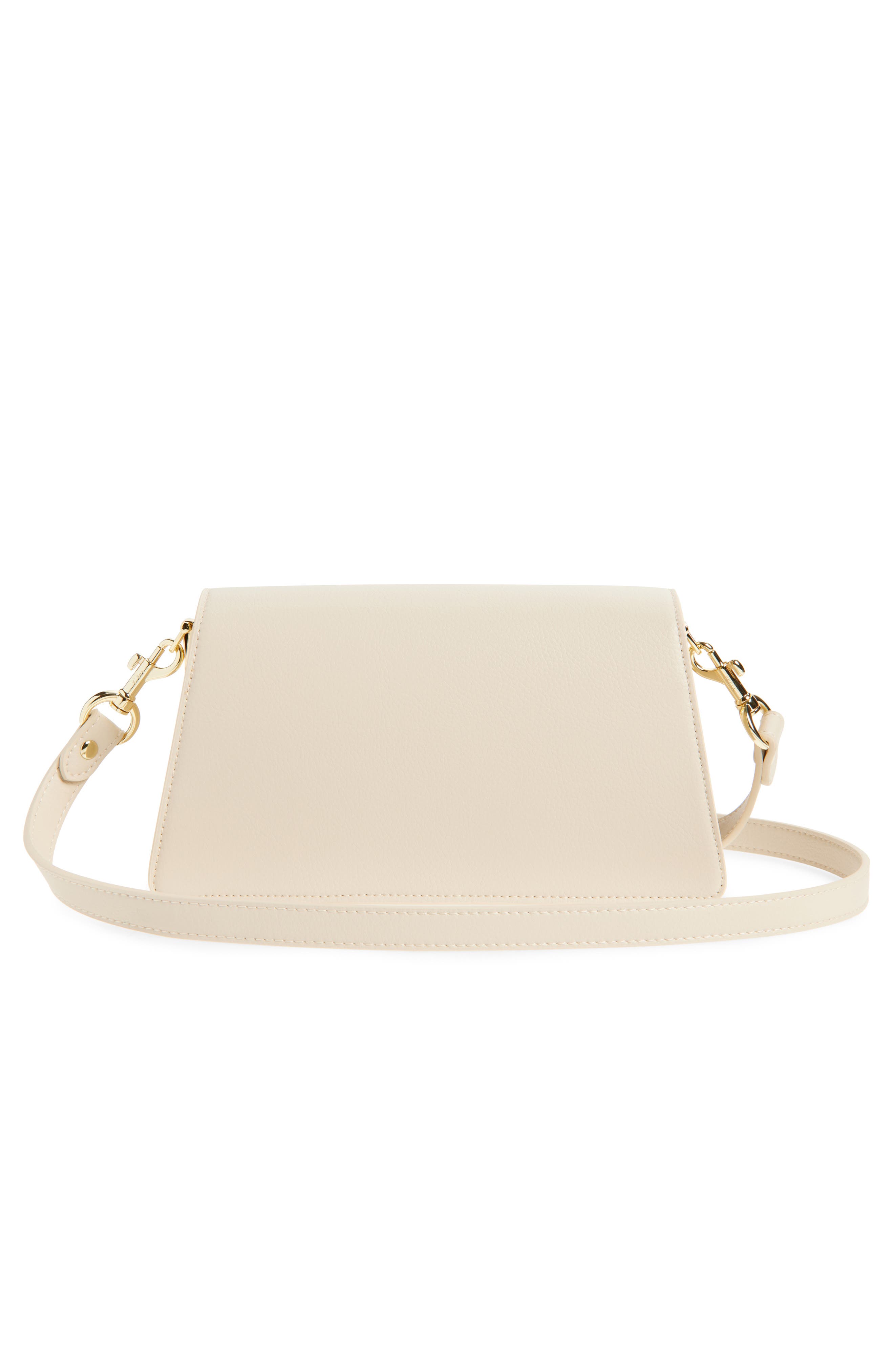 Freja New York Mini Faux Leather Shoulder Bag, Alternate, color, 