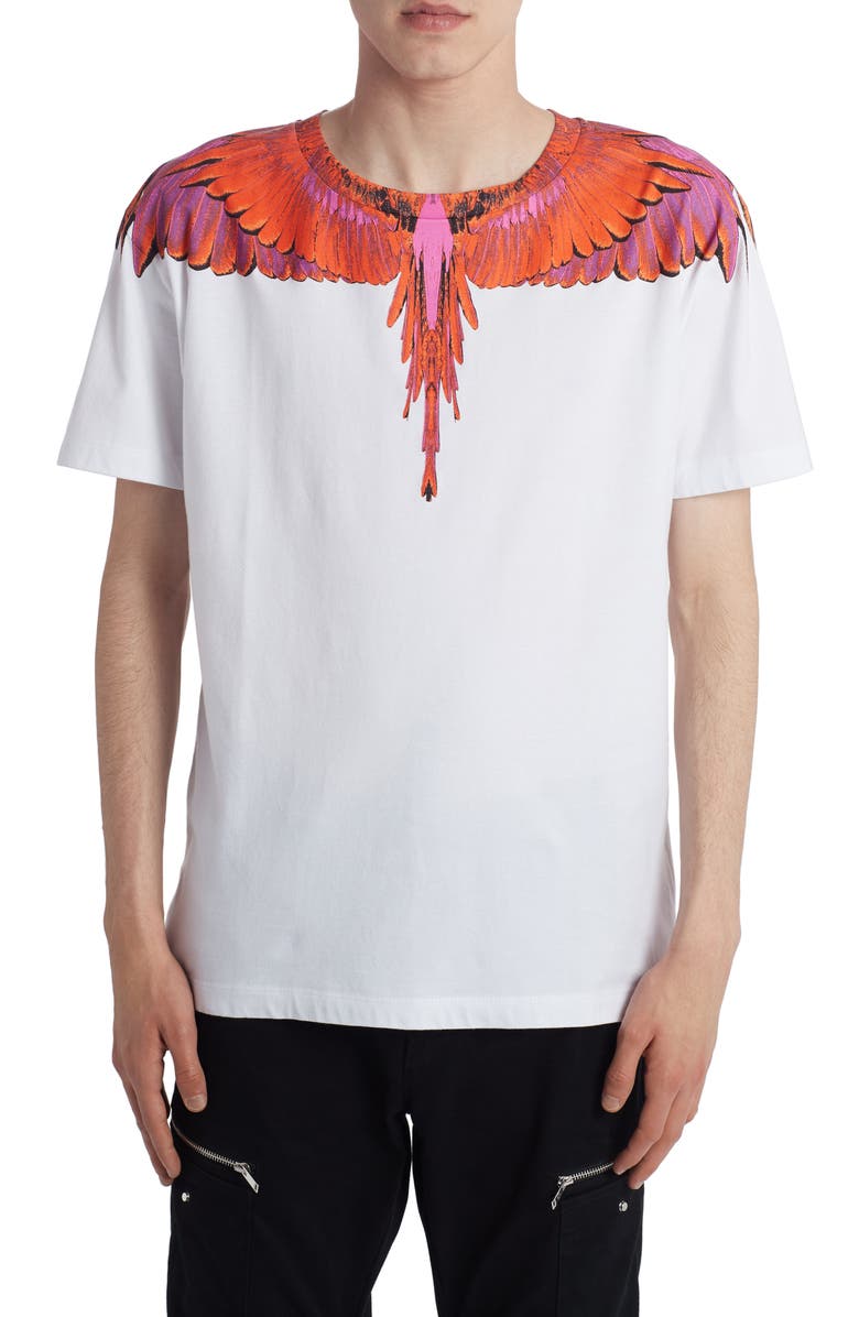 Marcelo Burlon Wings Graphic T-Shirt, Main, color,