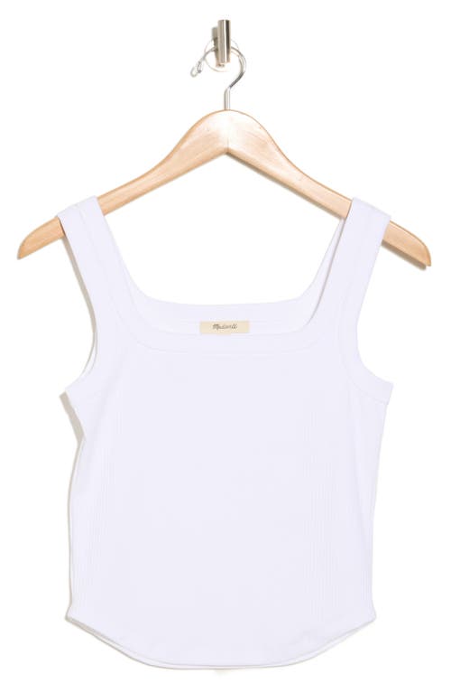 Madewell Luma Tank In White