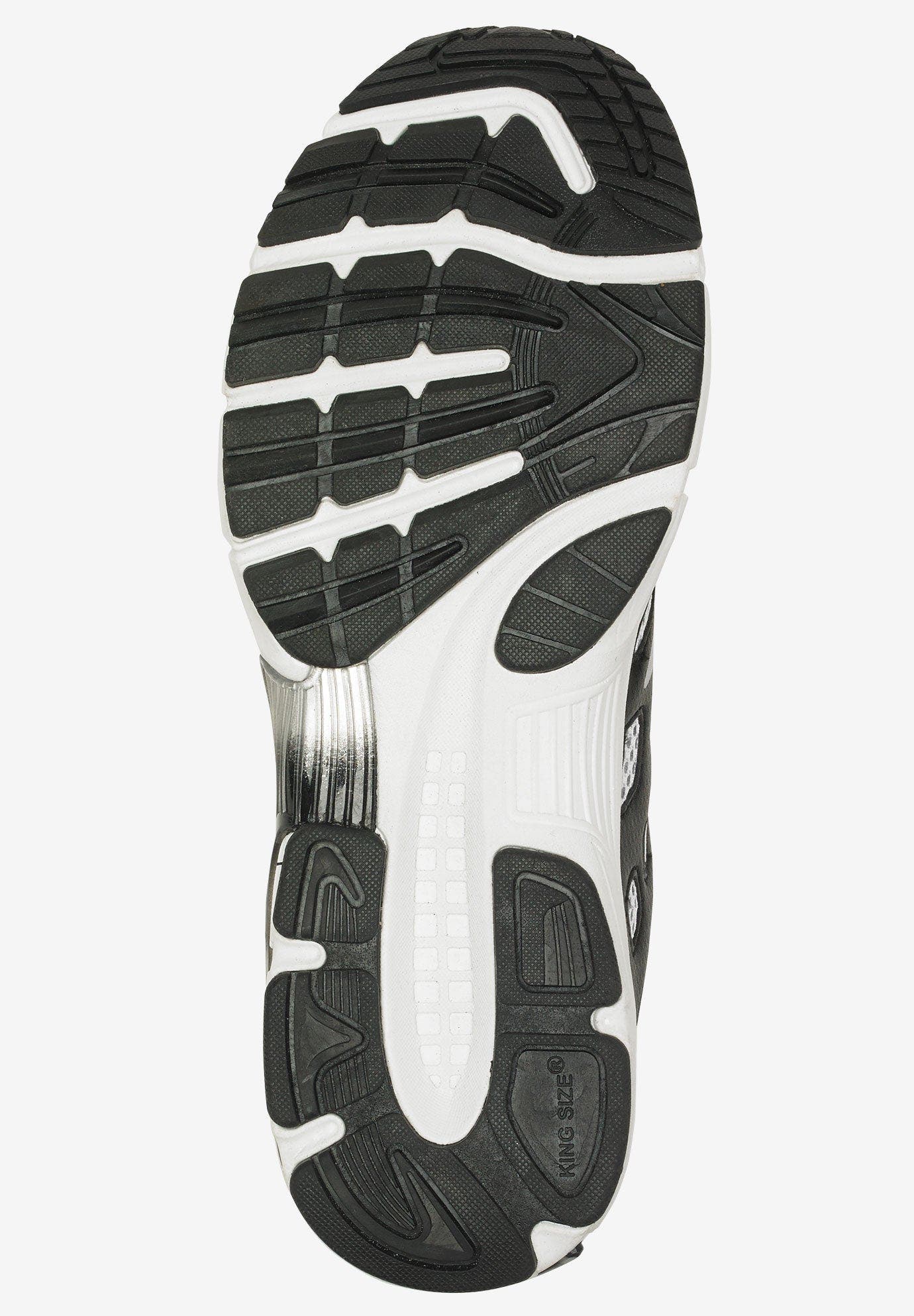 KingSize No-Tie Sneakers, Alternate, color, Jet Black Grey