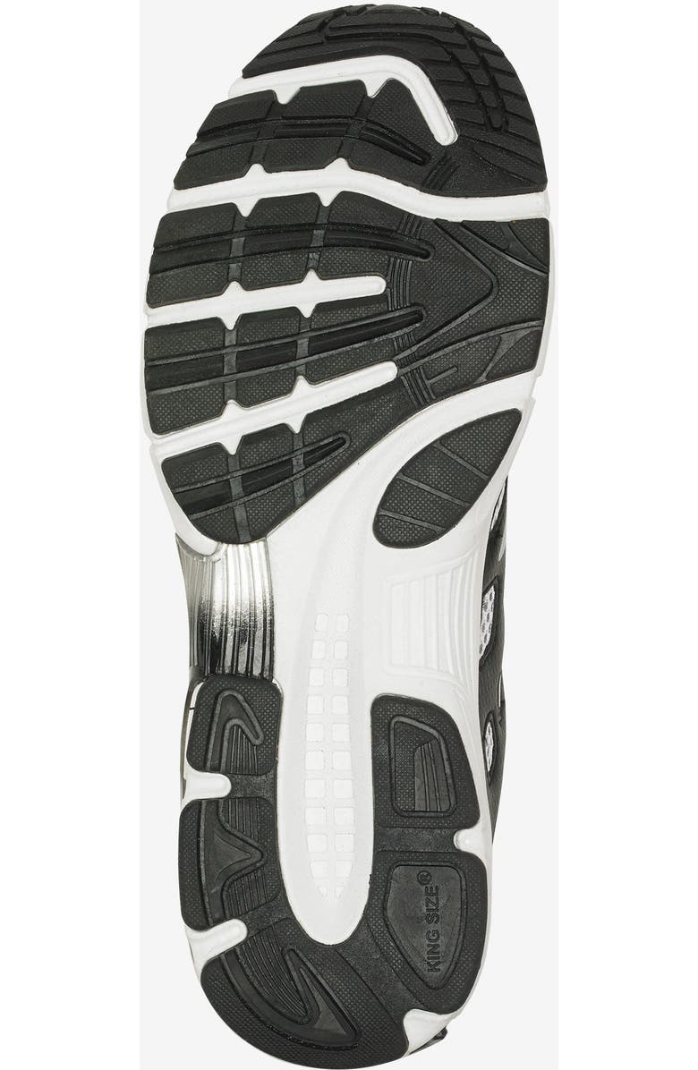 KingSize No-Tie Sneakers, Alternate, color, Jet Black Grey