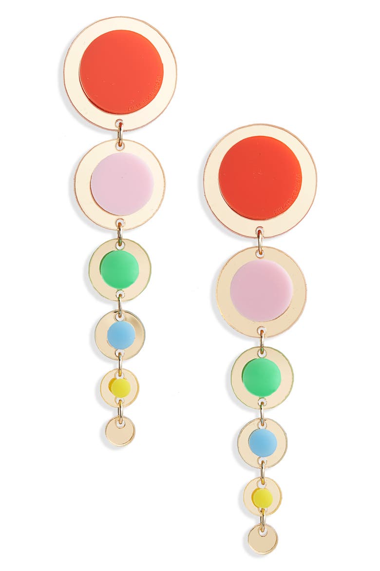 Align Your Chakras Earrings, Main, color, MULTI