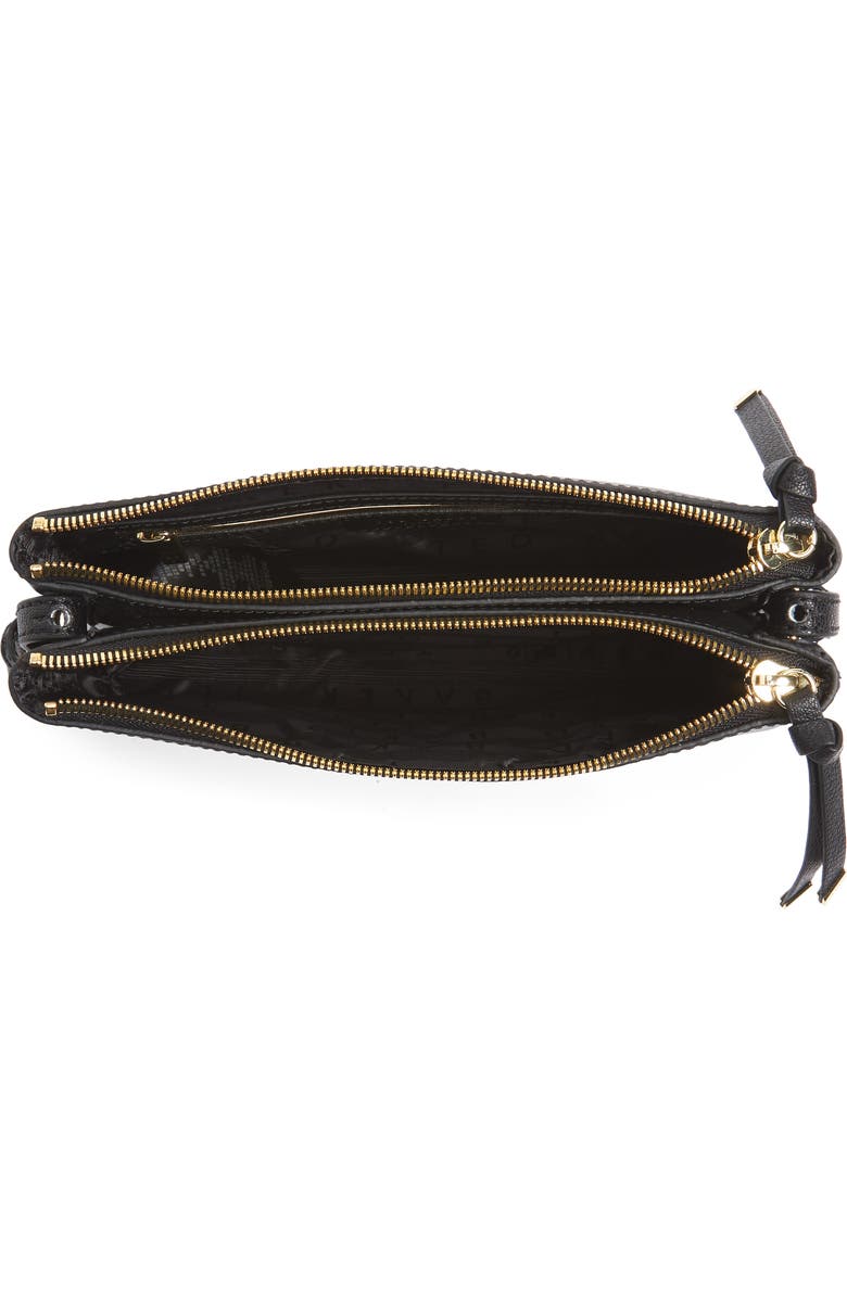 Ted Baker London Daniibar Double Zip Leather Crossbody Bag, Alternate, color,