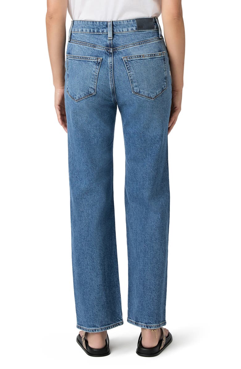 PAIGE Stevie High Waist Straight Leg Jeans, Alternate, color, Keystone