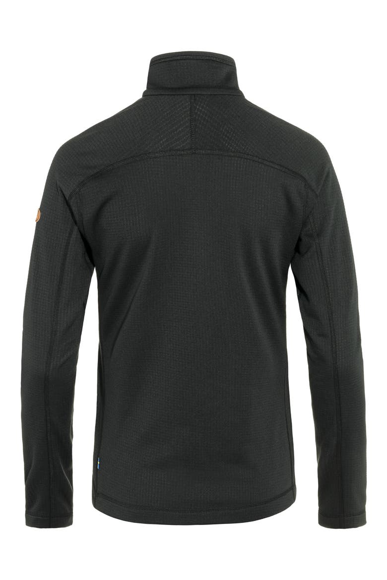 Abisko Lite Fleece Half Zip, Alternate, color, BLACK