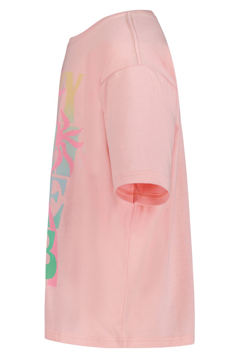 Kids' High Tide Oversize Cotton Graphic T-Shirt, Alternate, color, QUARTZ PINK