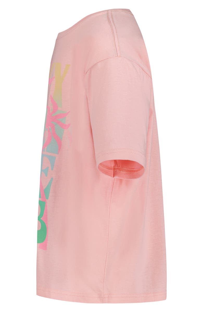 Roxy Kids' High Tide Oversize Cotton Graphic T-Shirt, Alternate, color, Quartz Pink