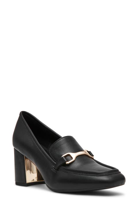 Telia Faux Leather Loafer Pump