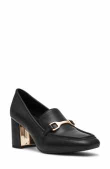 Telia Faux Leather Loafer Pump