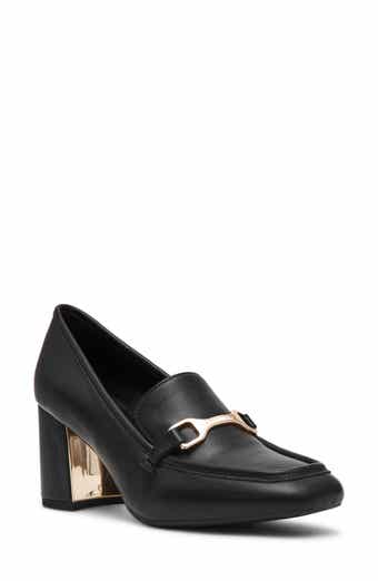 Telia Faux Leather Loafer Pump