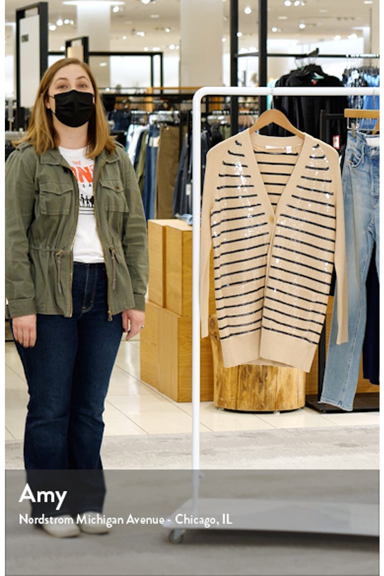 Felly Stripe Sequin Long Cardigan video