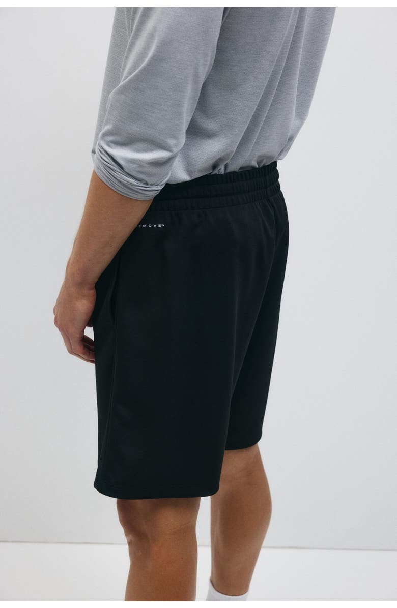 H&M Regular Fit Sports Shorts With Drymove, Alternate, color, Black