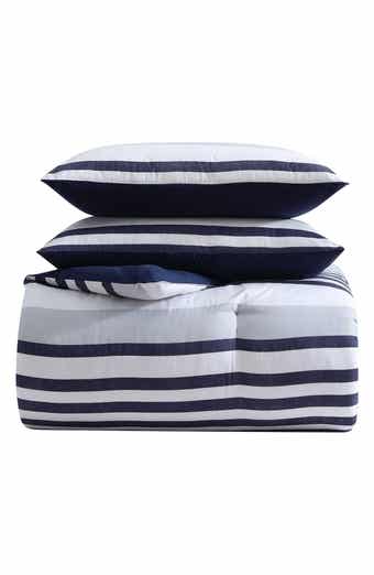 Palm Coast Striped Comforter Set