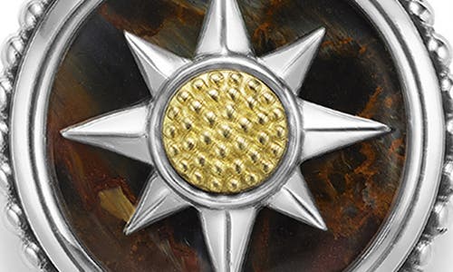 Lagos Anthem Small Pietersite Sunburst Amulet