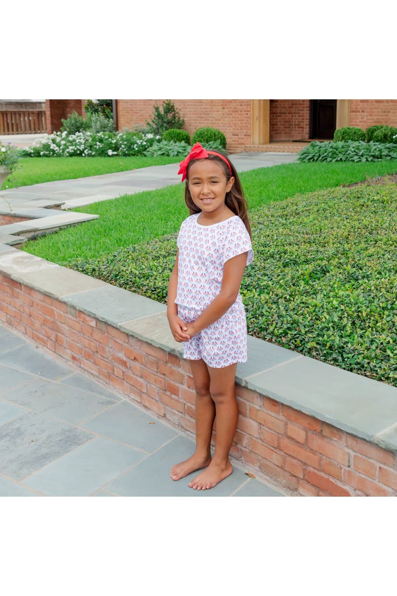 Emery Girls' Short Set, Alternate, color, Stars, Stripes, and Bows