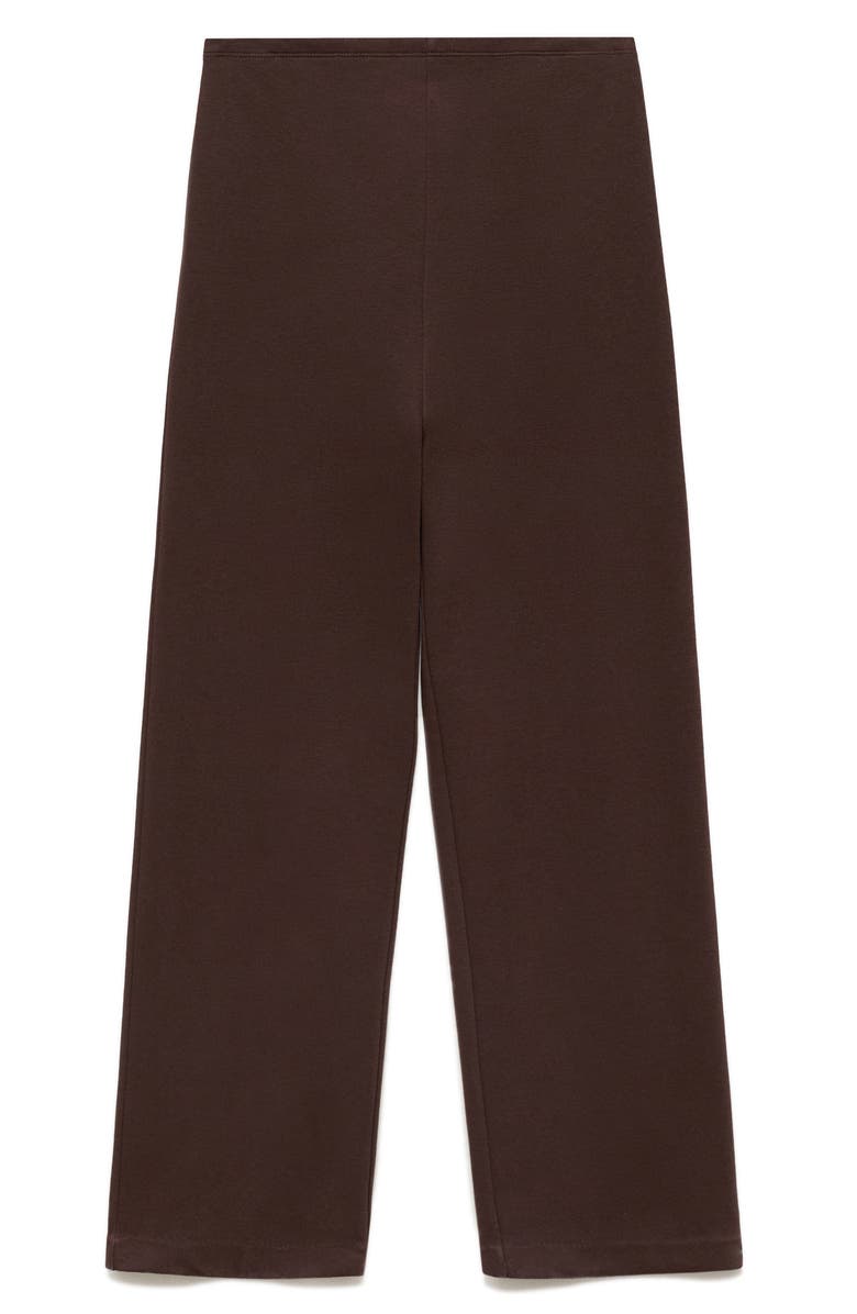 MANGO Cotton Blend Wide Leg Maternity Pants, Alternate, color, 