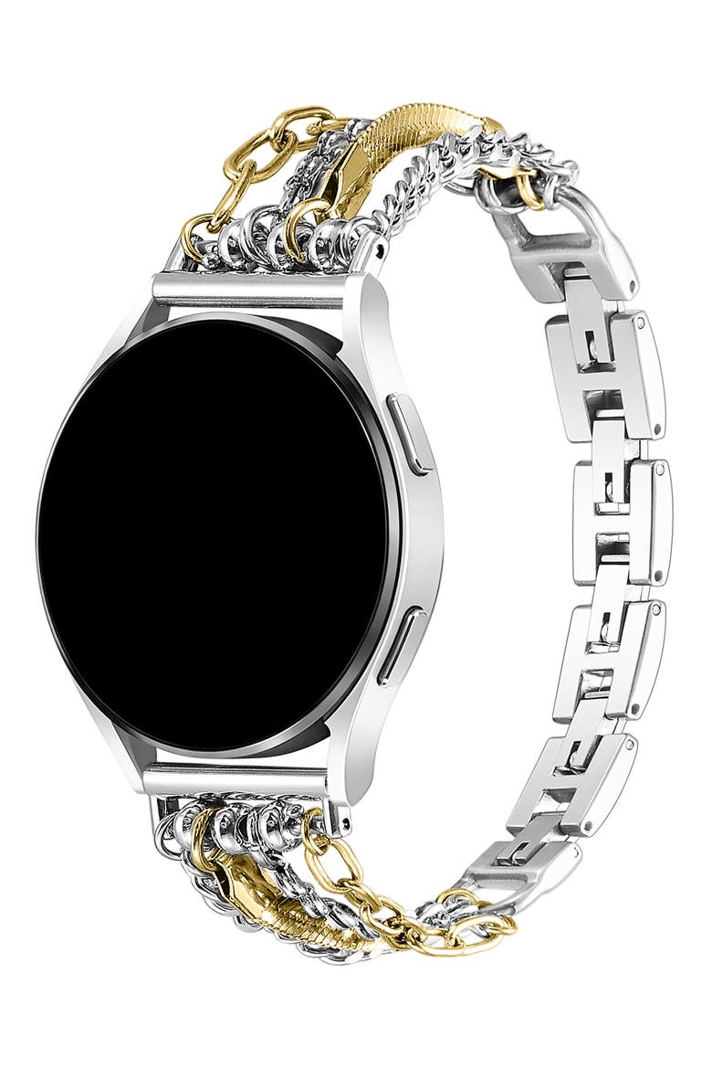 Luca Mixed Metal Chain Watchband, Alternate, color, SILVER/ GOLD