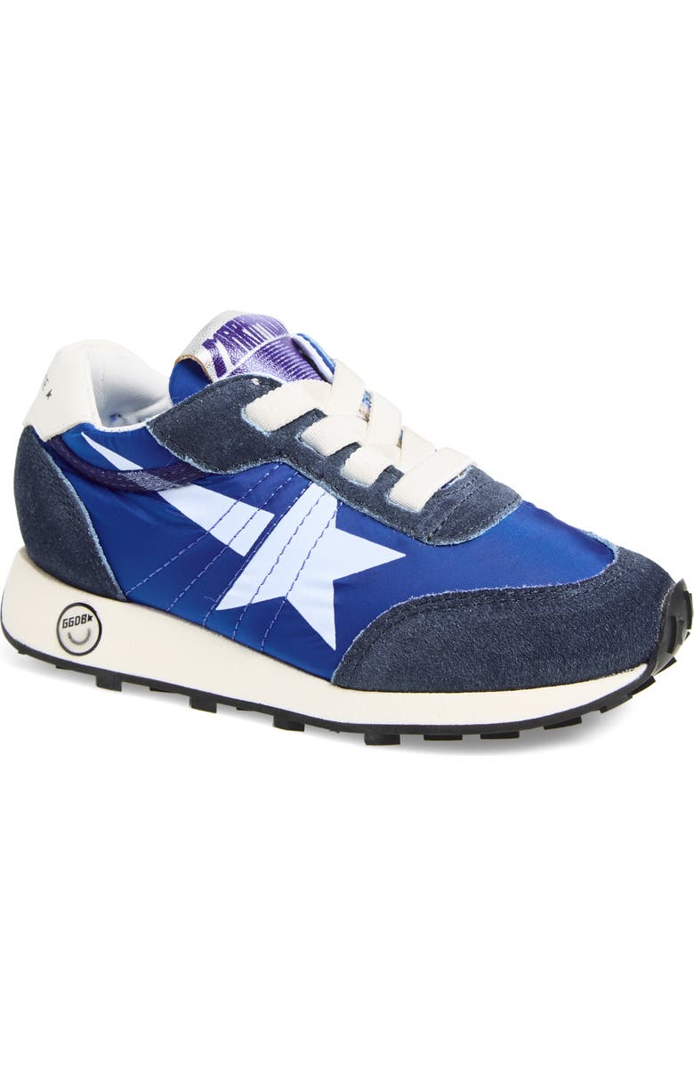 Golden Goose Kids' Running Marathon Sneaker, Main, color, Royal Blue/ Dark Blue/ White
