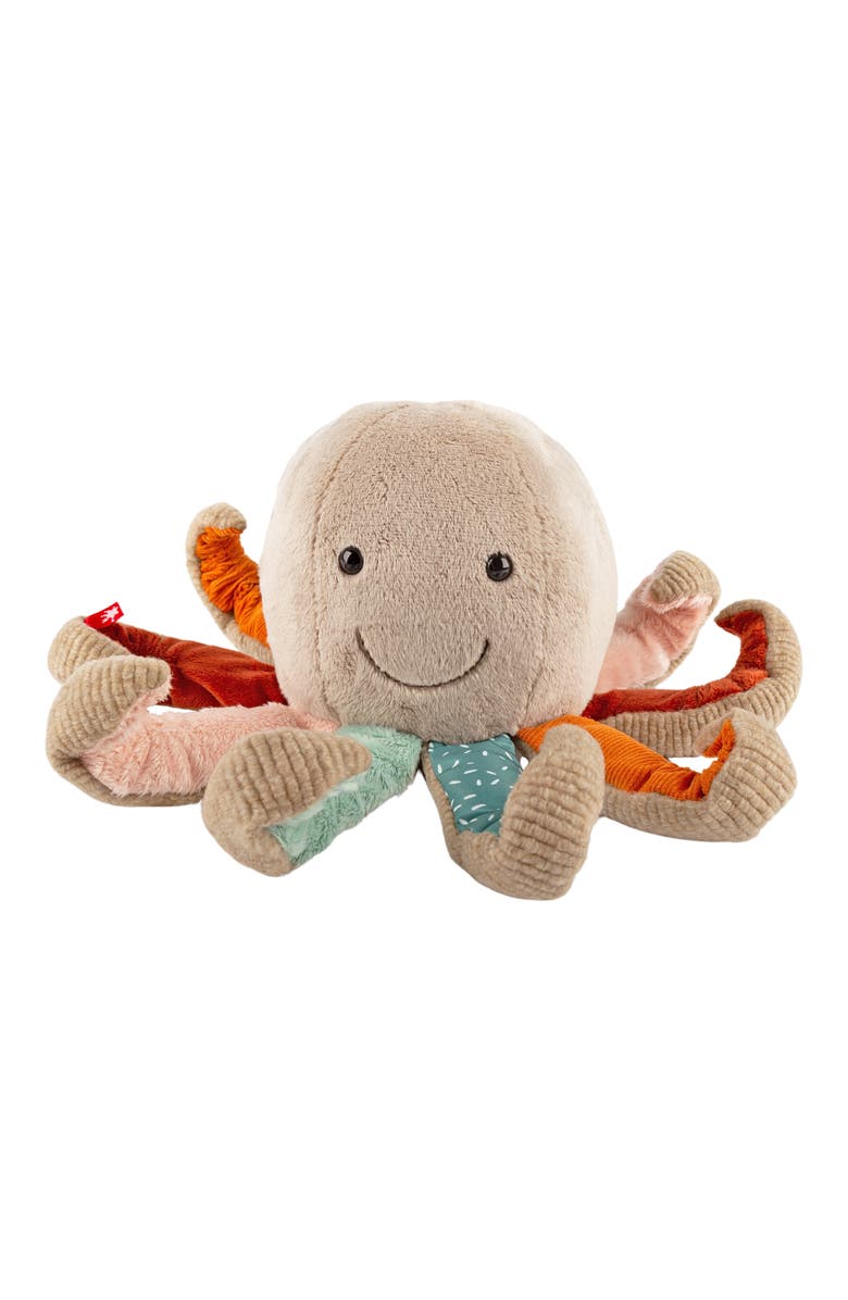 sigikid Patchwork Octopus Plush Toy, Main, color, 