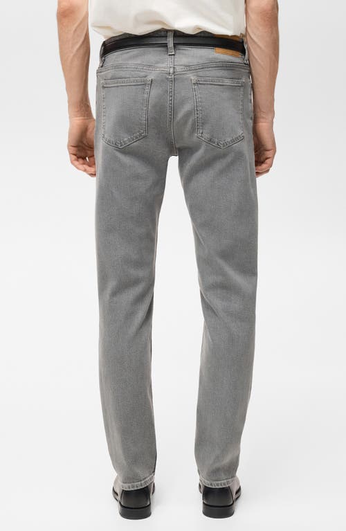 Mango Jan Slim Fit Jeans In Denim Grey