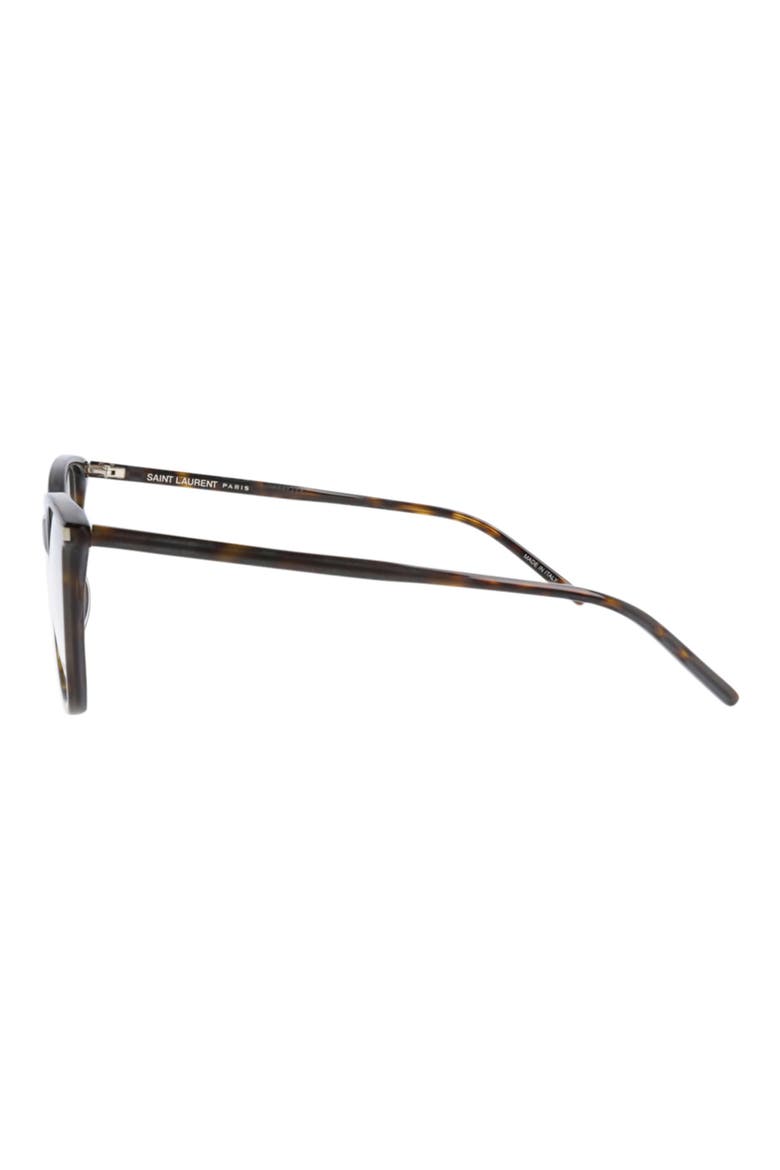 53mm Cat Eye Optical Frames, Alternate, color, HAVANA HAVANA TRANSPARENT