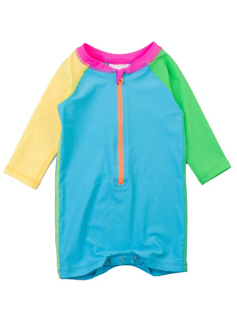 Boys Long Sleeve One Piece Rash Guard