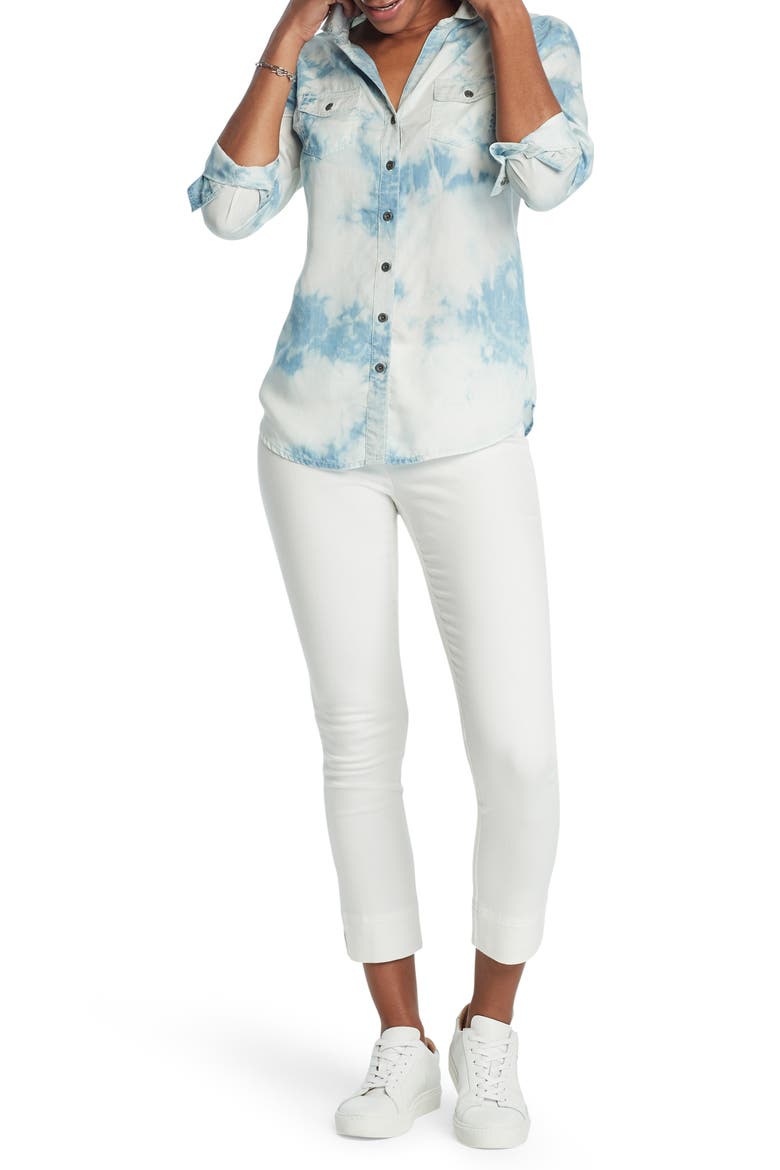 Tie Dye Shirt, Alternate, color, BLUE MULTI