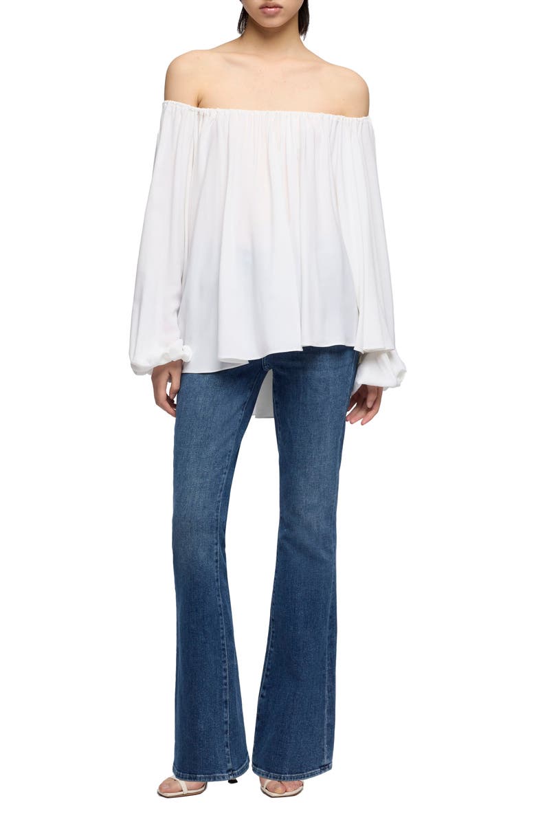 7 For All Mankind Ali Flare Jeans, Alternate, color, Flux