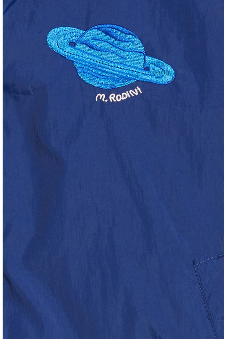 Kids' Planet Embroidered Recycled Nylon Jacket, Alternate, color, BLUE