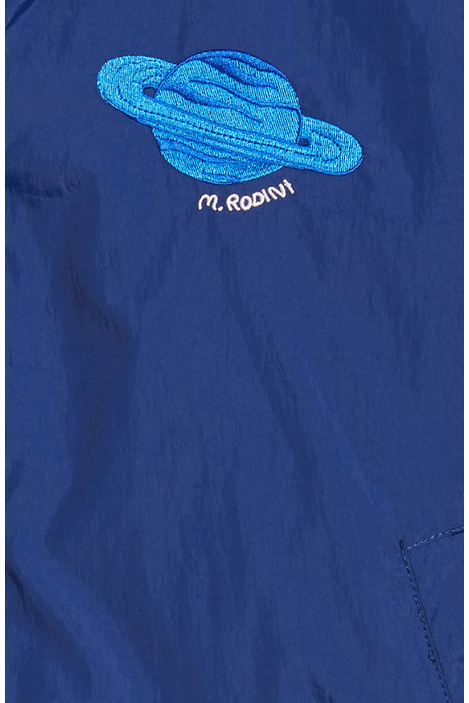 Recycle Clothes Rug Mini Rodini Kids' Planet Embroidered Recycled Nylon Jacket | Nordstromrack