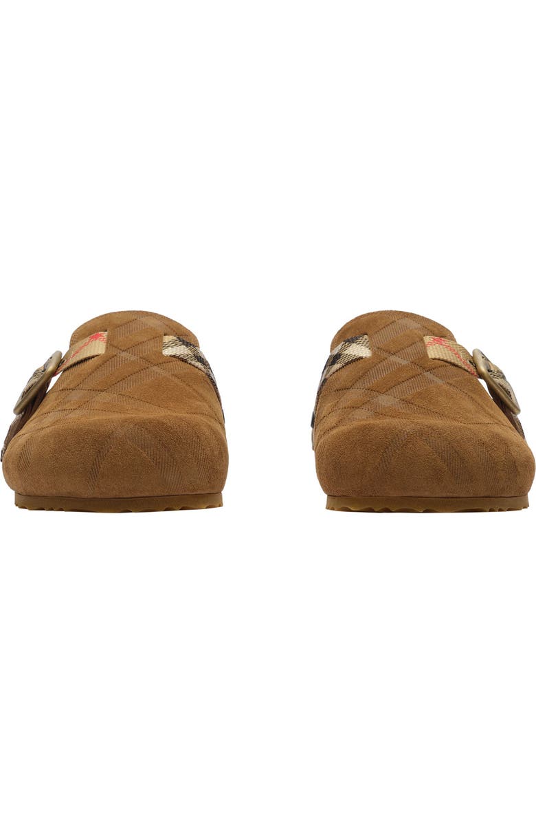 Burberry Urchin Genuine Shearling Mule, Alternate, color, Jute