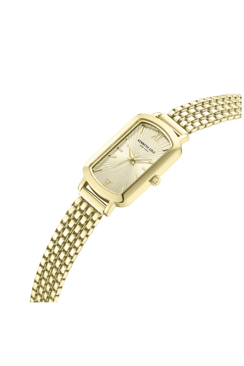 Tank Bracelet Watch, 22mm x 35mm, Alternate, color, GOLD