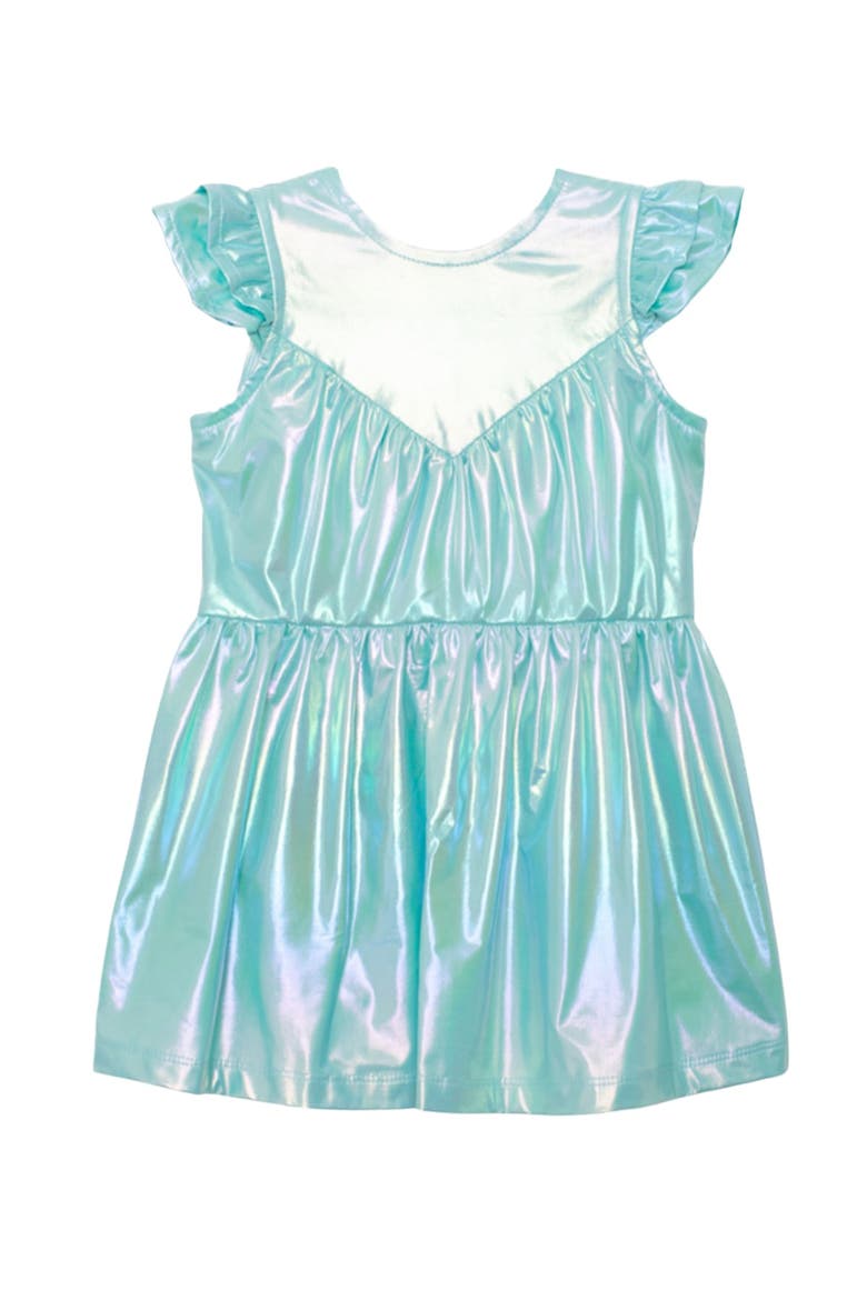 Aquamarine Cap Sleeve Dress, Main, color, Blue
