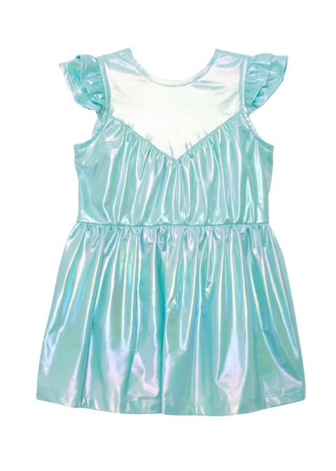Aquamarine Cap Sleeve Dress