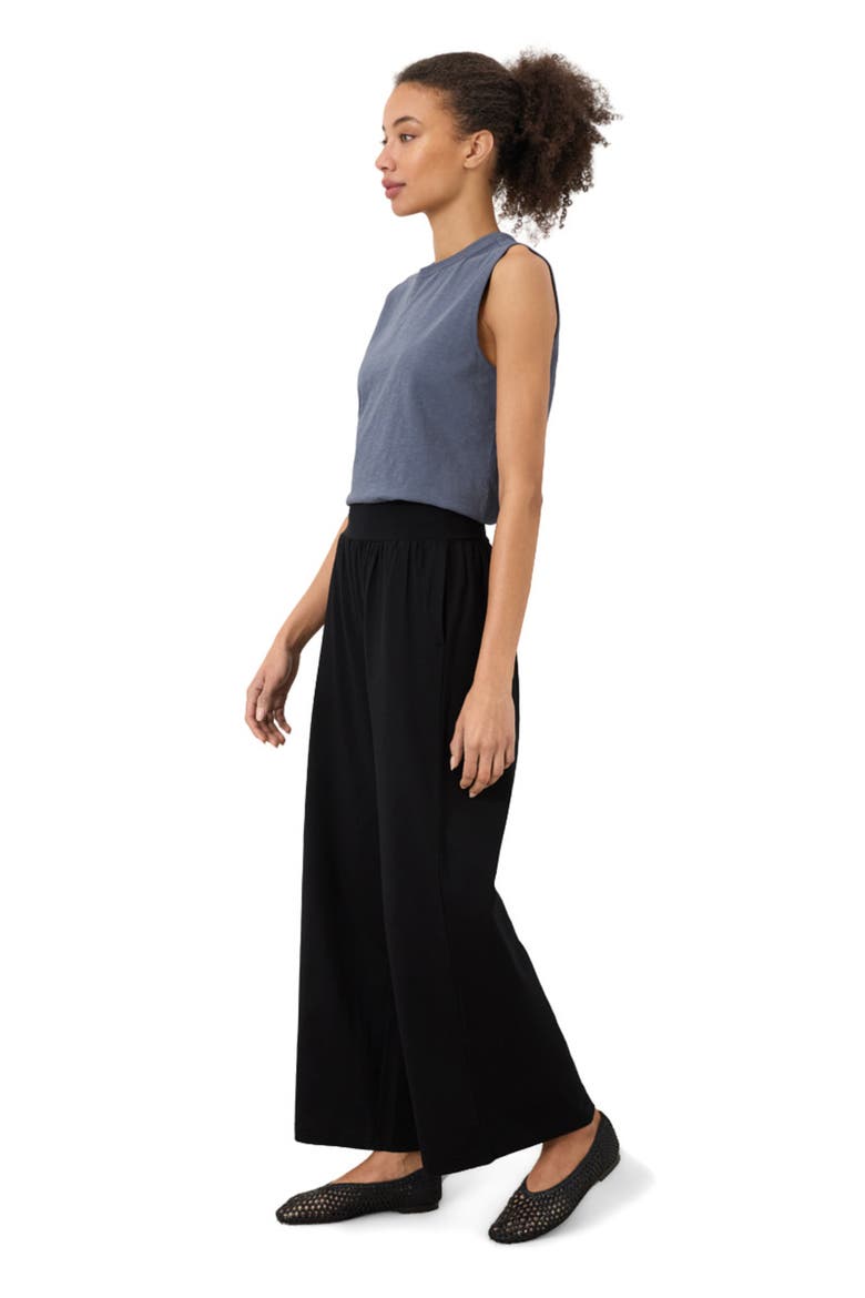 Easy Drape Pant Made With Organic Cotton, Alternate, color, Black