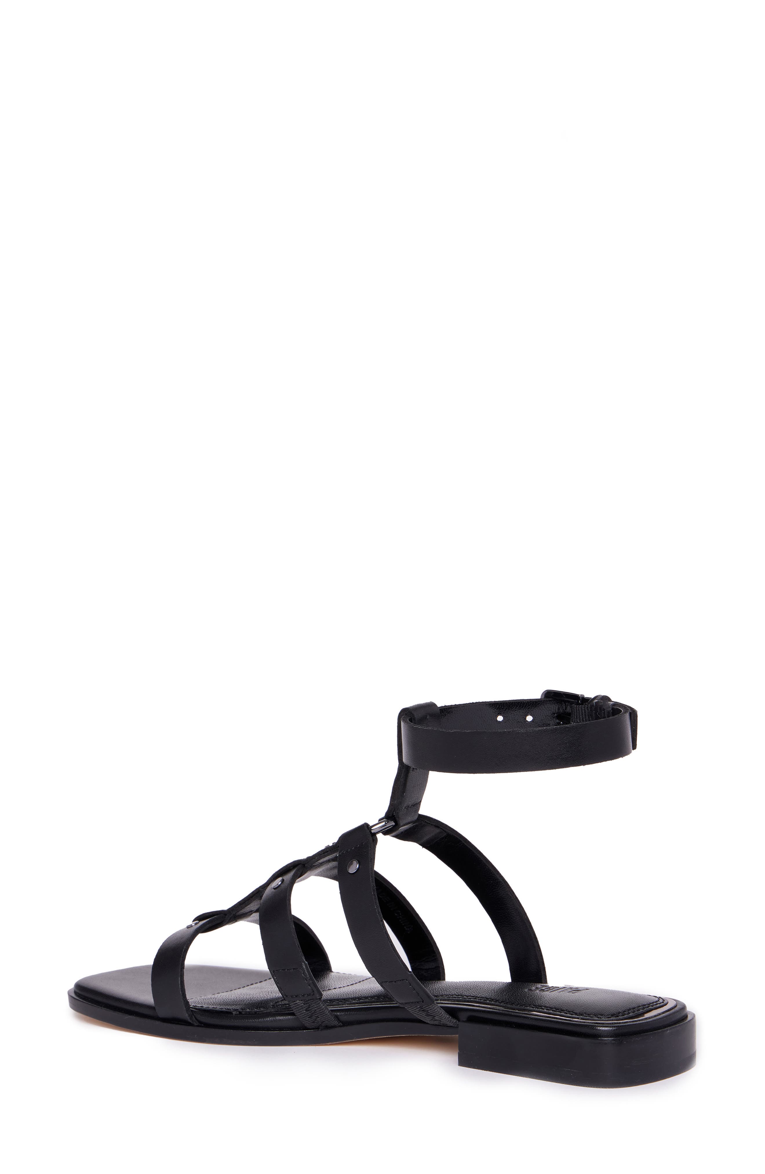 PAIGE Ryland Ankle Strap Sandal, Alternate, color, Black